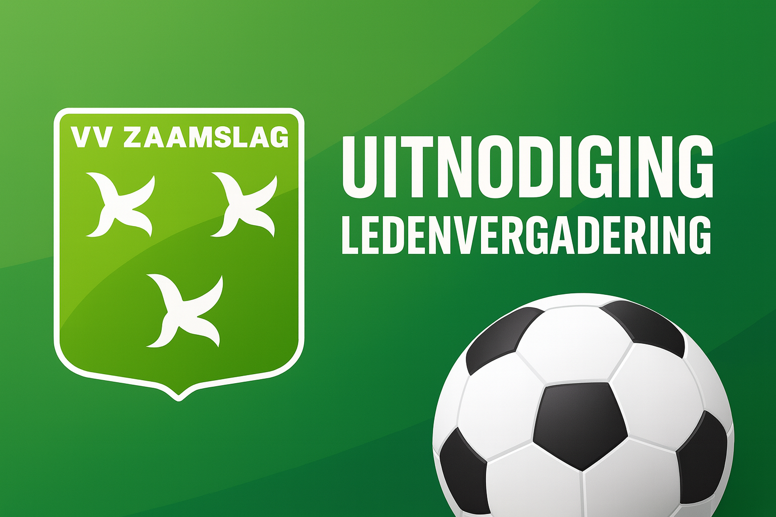 Uitnodiging algemene ledenvergadering