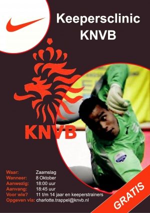 KNVB keepersclinic te Zaamslag