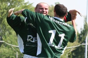 Groen-witten brengen Roda Boys/Bom.  zware nederlaag toe