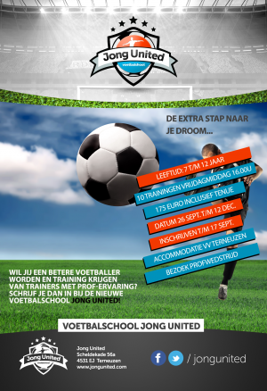 Nieuwe voetbalschool in Zeeuws-Vlaanderen; Jong United