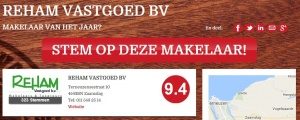 Reham Vastgoed woningmakelaar van het jaar?