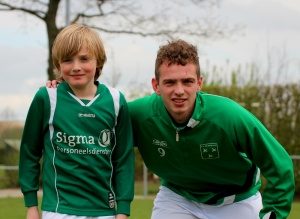 Jeroen Verpoorte met Koen Post