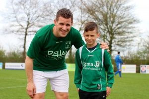 Thijs de Putter met spits Peter Dieleman