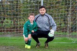 Xiebe van Geffen met doeman Kevin Wissel