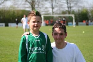 Byron Bregonje met Robbie Meeuwsen